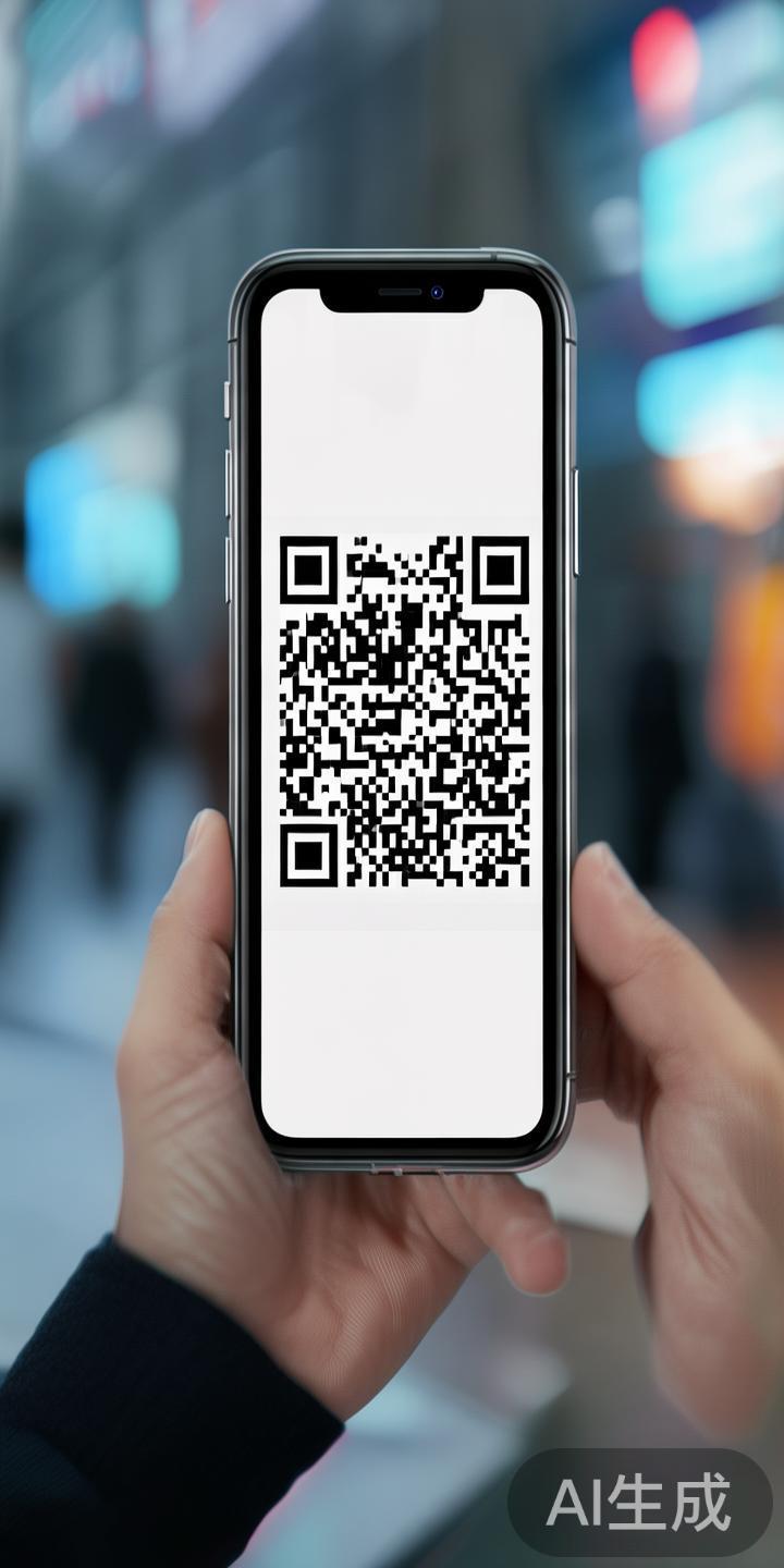 使用官方二维码扫描
许多官方网页会提供二维码，用